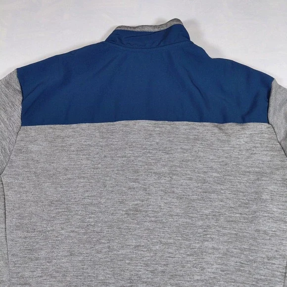 Orvis Full Zip Jacket Heather Gray Blue Bonded Mesh Classic Collection Mens XL - Picture 6 of 9